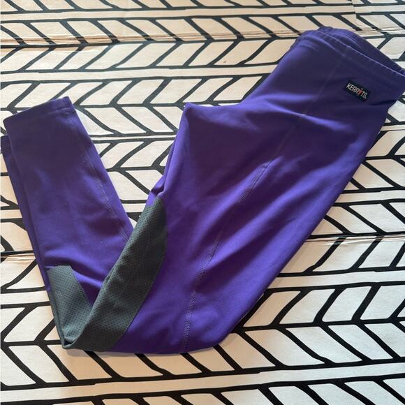 Kerrits purple and black riding pants size small - Picture 1 of 4